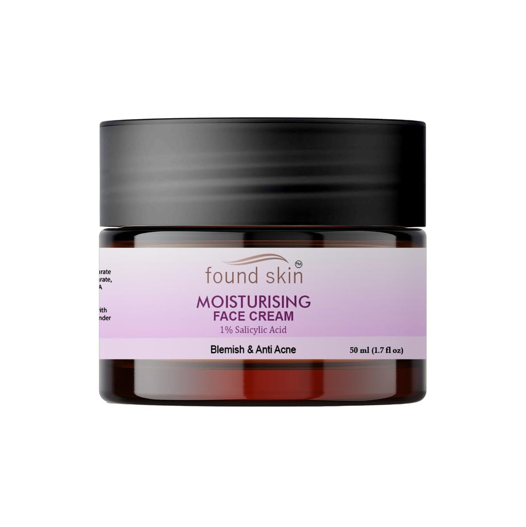 Found Skin Brightening Face Cream for Glowing Skin - 50ml | Oil-Free Moisturizer for Skin Rejuvenation & Hydration | Non-Sticky, Daily Use Day & Night Cream for All Skin Types