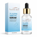Found Skin 2% Alpha Arbutin Face Serum for Daily Skin Care | Lightweight Formula for Smooth & Even Looking Texture | Suitable for All Skin Types 30ml