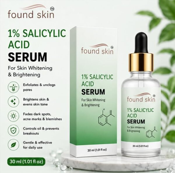 Found Skin 1% Salicylic Acid Face Serum 30ml