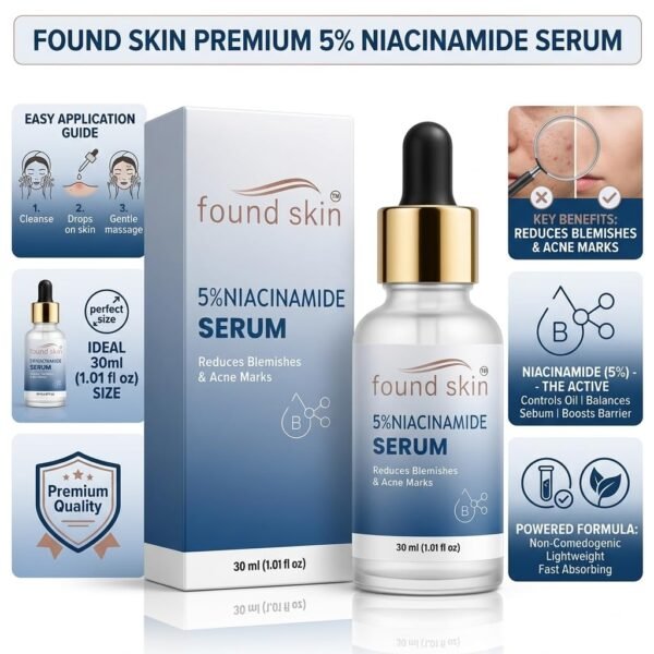 Found Skin 5% Niacinamide Face Serum 30ml