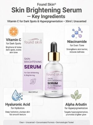 Found Skin Vitamin C Brightening Serum with Niacinamide 30ml