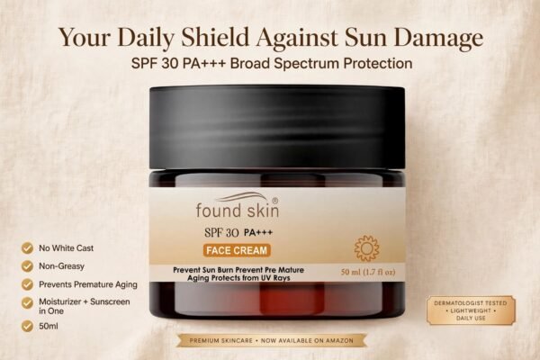 787060357_2471664276689886_5442794324796710325_n.webp Found Skin Face Cream with SPF 30 PA+++, 50 ml