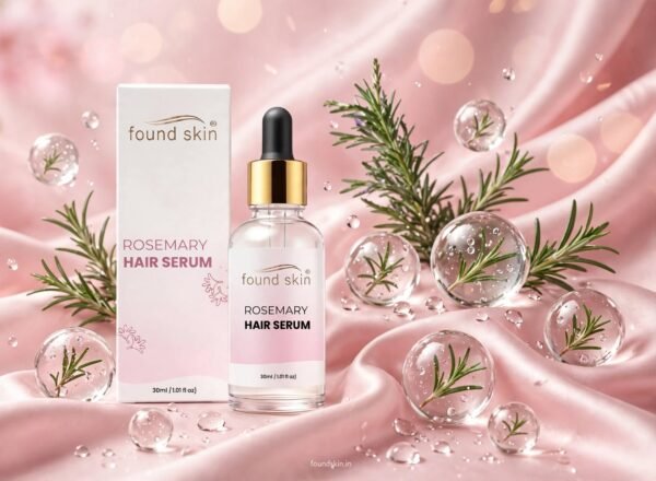 790562668_4577520839133942_1339213593687410315_n.webp Found Skin Rosemary Hair Serum | Hair Fall Control & Scalp Treatment | Enriched with Biotin & Essential Oils | Promotes Hair Growth & Strength | Non-Greasy Formula | 30ml