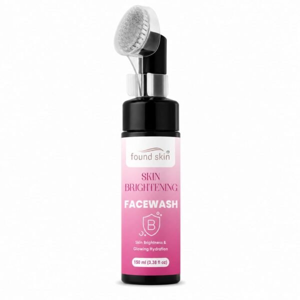 Found Skin Brightening Face Wash for Glowing & Hydrated Skin | Gentle Daily Facial Cleanser for Fresh, Smooth & Radiant Looking Skin for Men & Women 150ml