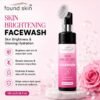 Found Skin Brightening Face Wash for Glowing & Hydrated Skin | Gentle Daily Facial Cleanser for Fresh, Smooth & Radiant Looking Skin for Men & Women 150ml