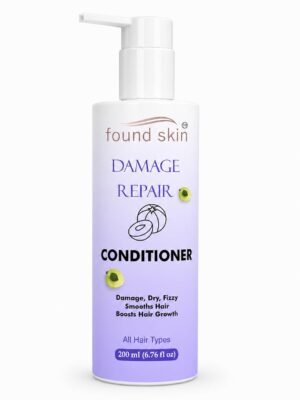 Found Skin Damage Repair Formula Nourishing Daily Conditioner for Dry, Frizzy & Weak Strands for Smooth & Manageable Hair 200ml