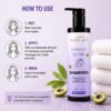 Damage Repair Shampoo for Dry, Frizzy and Damaged Hair -5 Found Skin Damage Repair Shampoo for Dry, Frizzy and Damaged Hair, Smooth and Nourishing Daily Cleanser, All Hair Types, 200ml