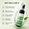 Found Skin Green Tea Face Wash with Built-in Silicone Brush | Deep Cleansing Oil Control Face Cleanser for Acne, Blackheads & Pimples | Hydrating & Refreshing Skincare for Oily Skin | 150ml