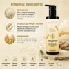 Rice Water Shampoo for Hair -4 Found Skin Rice Water Shampoo for Hair Strength & Frizz Control | Nourishing Daily Shampoo for Smooth, Manageable & Healthy Looking Hair | All Hair Types 200ml