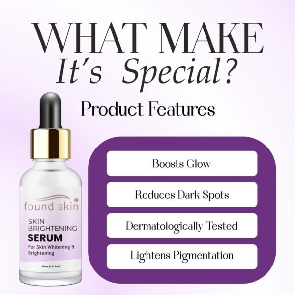 Found Skin Vitamin C Brightening Serum with Niacinamide 30ml